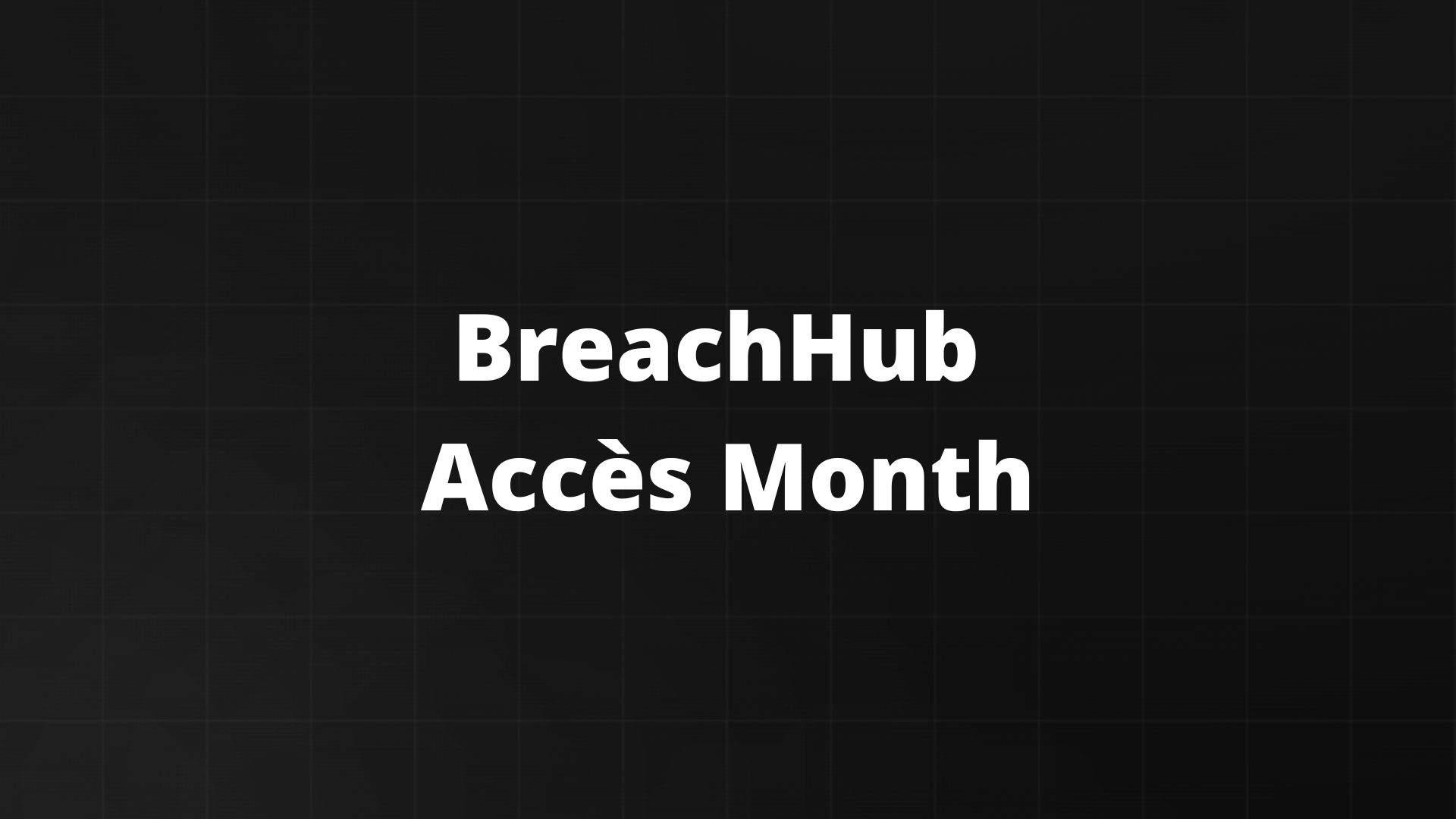 BreachHub License